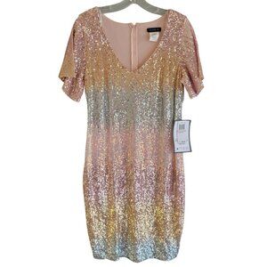 NWT B. Darlin Sequin Girls Club Plus Dress Size 14W